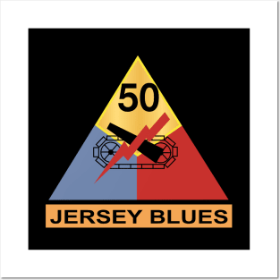 50th Armored Division - Jersey Blues wo Txt X 300 Posters and Art